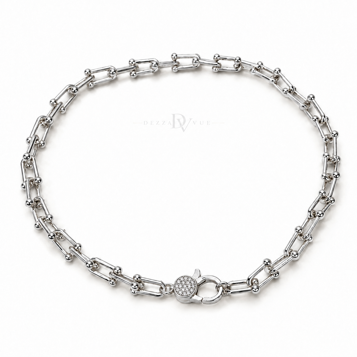 Candor ✦ Pavé Bead-Link Necklace