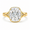 Swiftie Dream Ring | 5ct Cushion-Cut Moissanite Ring | 14k Gold Vermeil