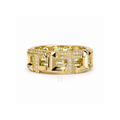 Citadel Geometry | Gold-Tone Statement Band