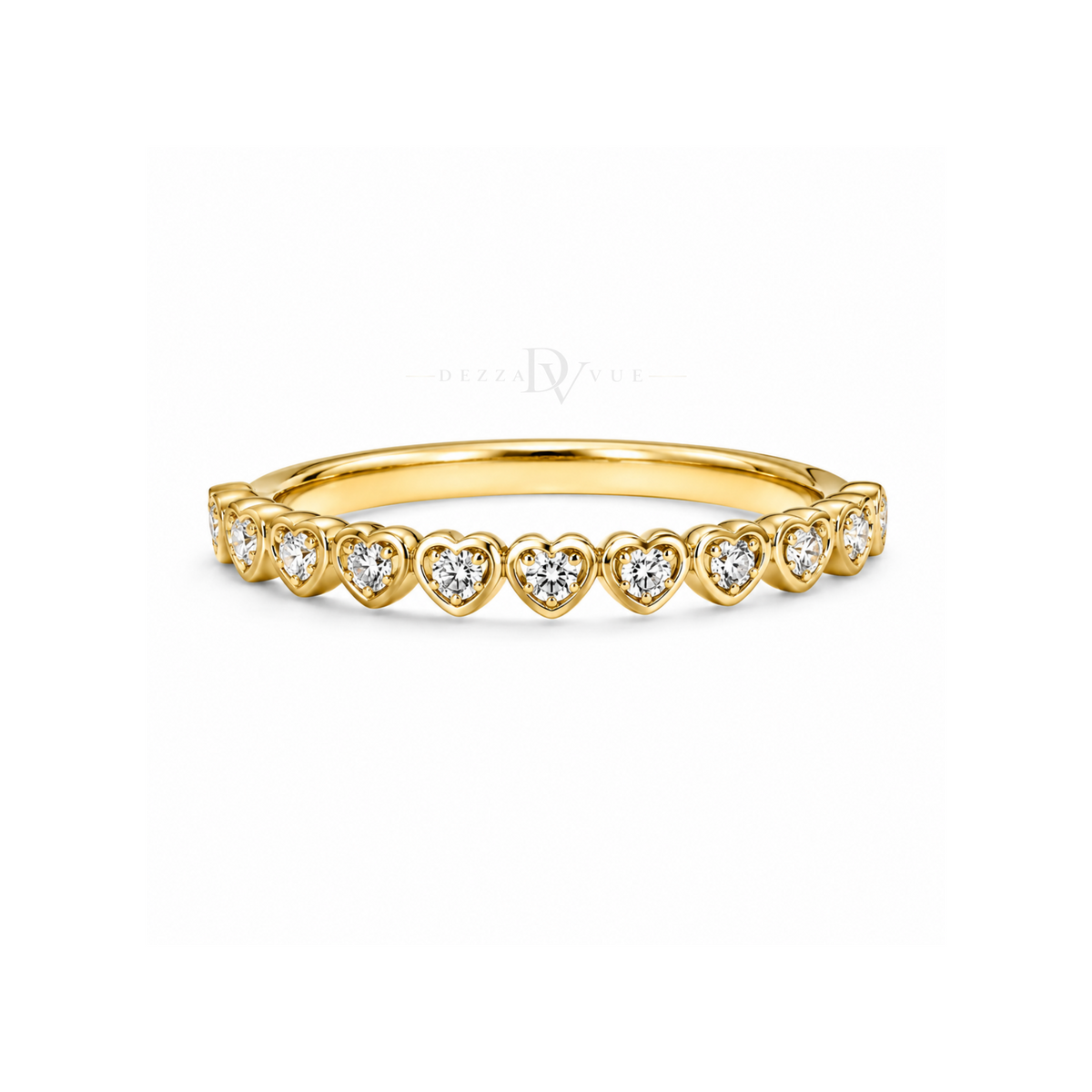 Hearts in Line | Heart Eternity Band