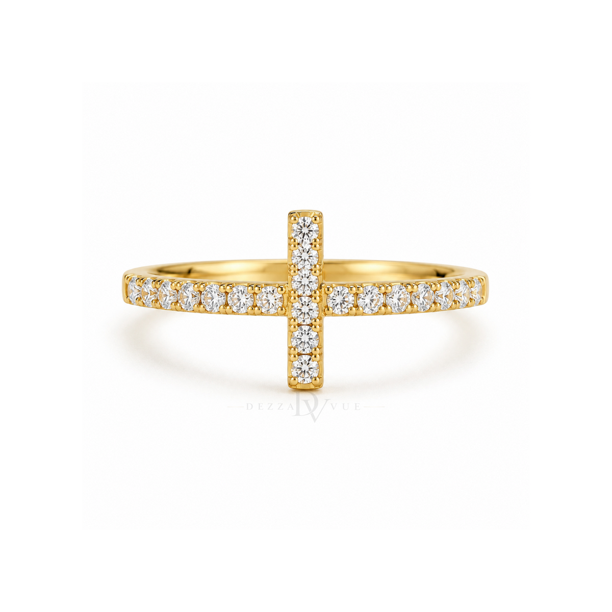 Devotion Cross | Pavé Statement Ring