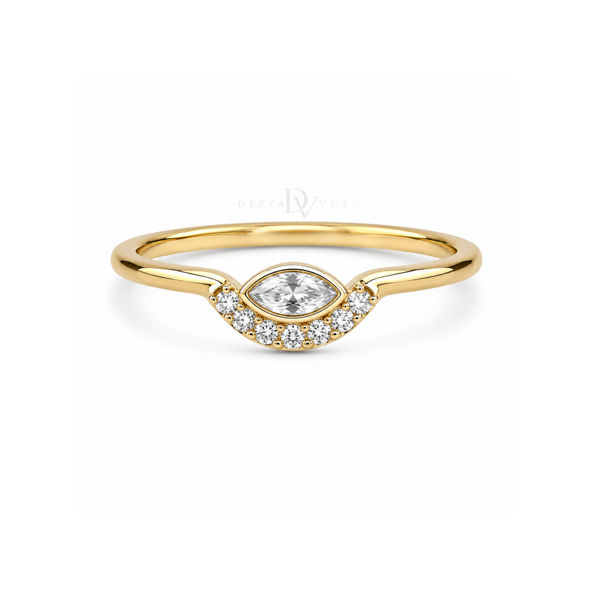 Luna Marquise | East-West Marquise Ring