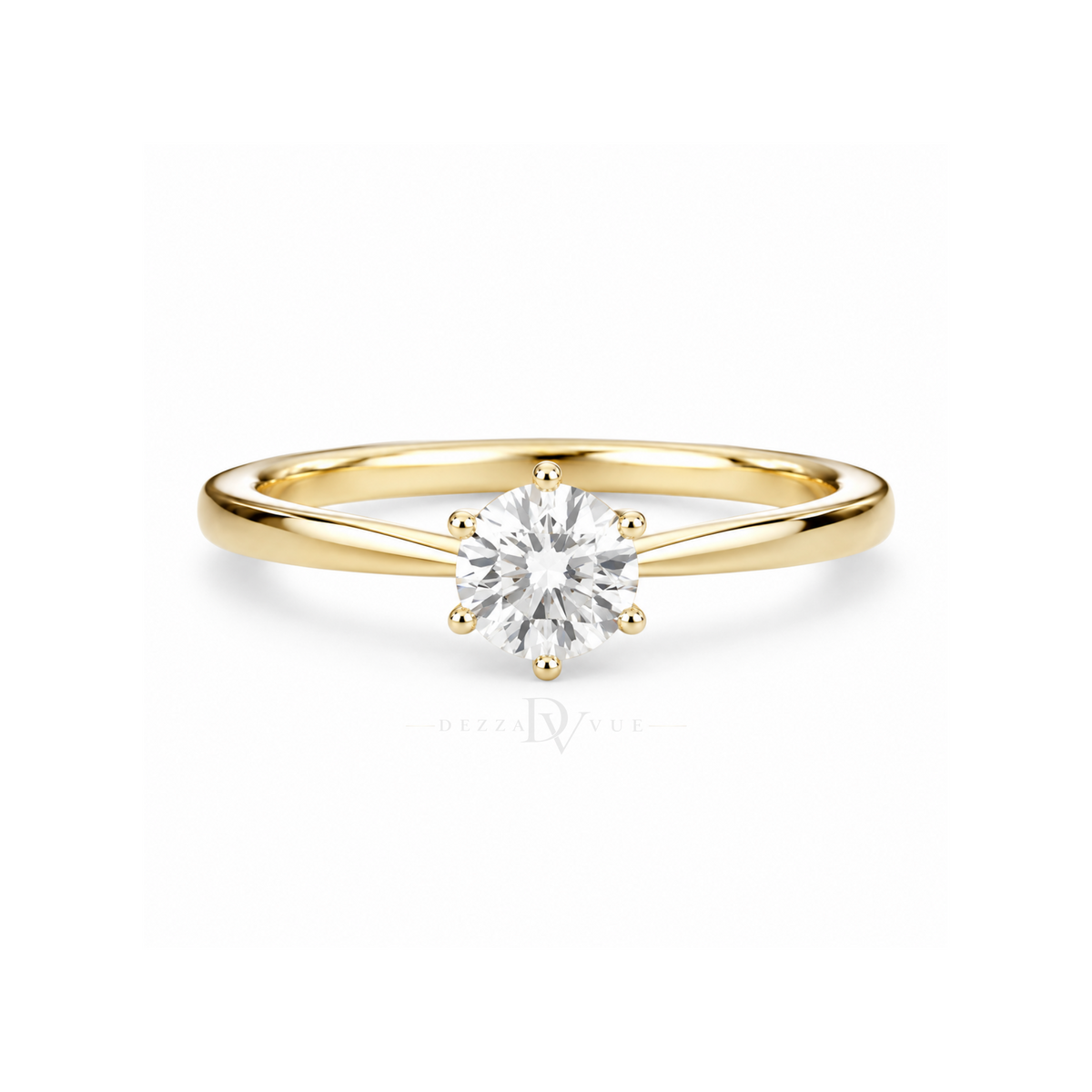 Celeste Round | Round Solitaire Ring