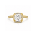 Majestic Cushion | Square Halo Ring