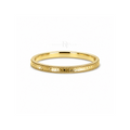 Lumière Texture | Hammered Gold-Tone Band