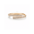 Infinity Arc | Rose Gold-Tone Pavé Ring