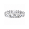 Celestial Ovals | Cluster Eternity Band