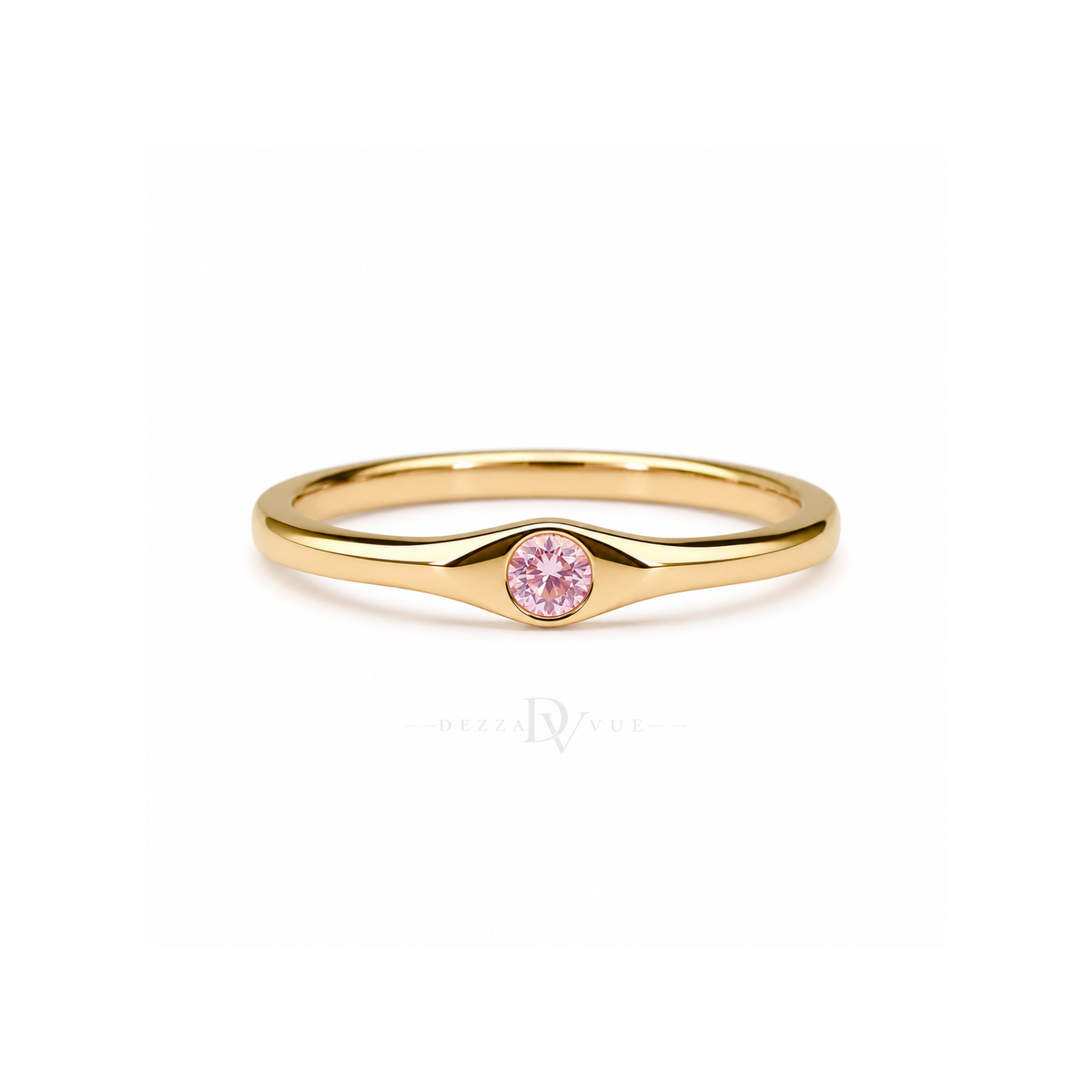 Blush Signet | Pink Stone Ring