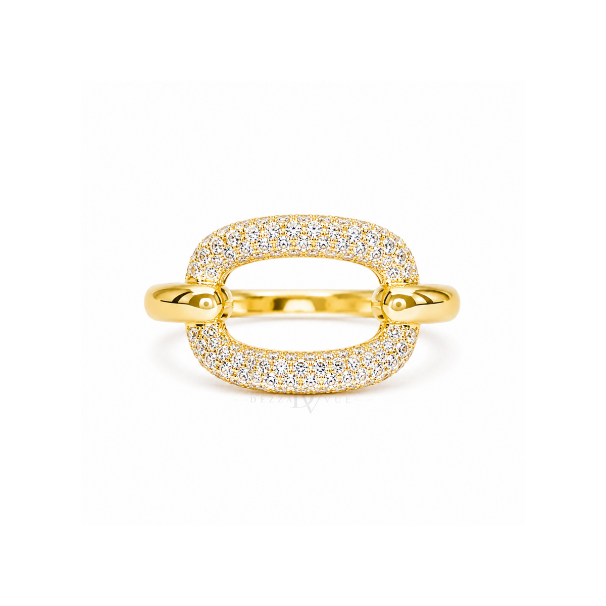 Éclat Links | Pavé Chain Ring
