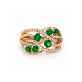 Dreamy Girl | Rose Gold-Tone Statement Ring