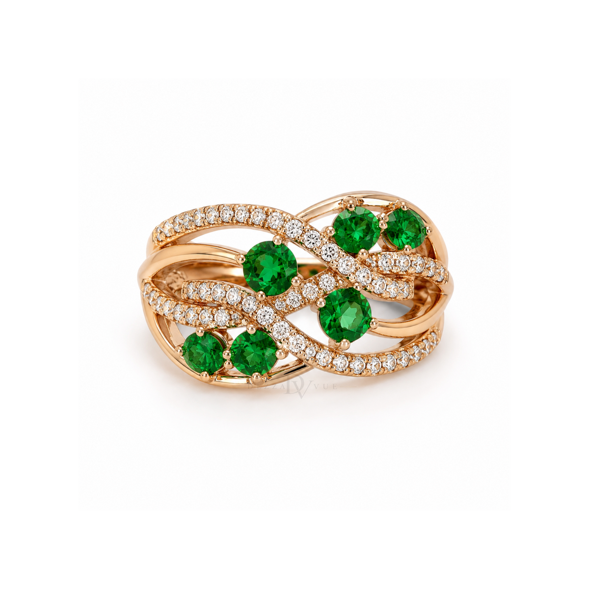 Dreamy Girl | Rose Gold-Tone Statement Ring