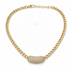 Pavé Muse | Sculpted Collar Necklace
