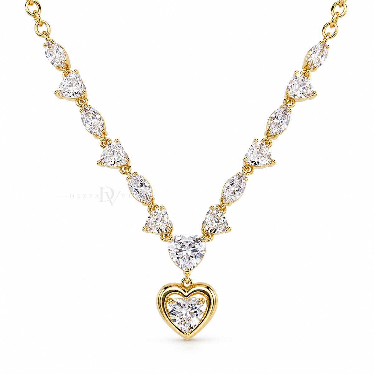 Eternal Heart | Marquise Cascade Necklace