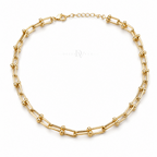 Parisian Beads | Elongated Link Necklace