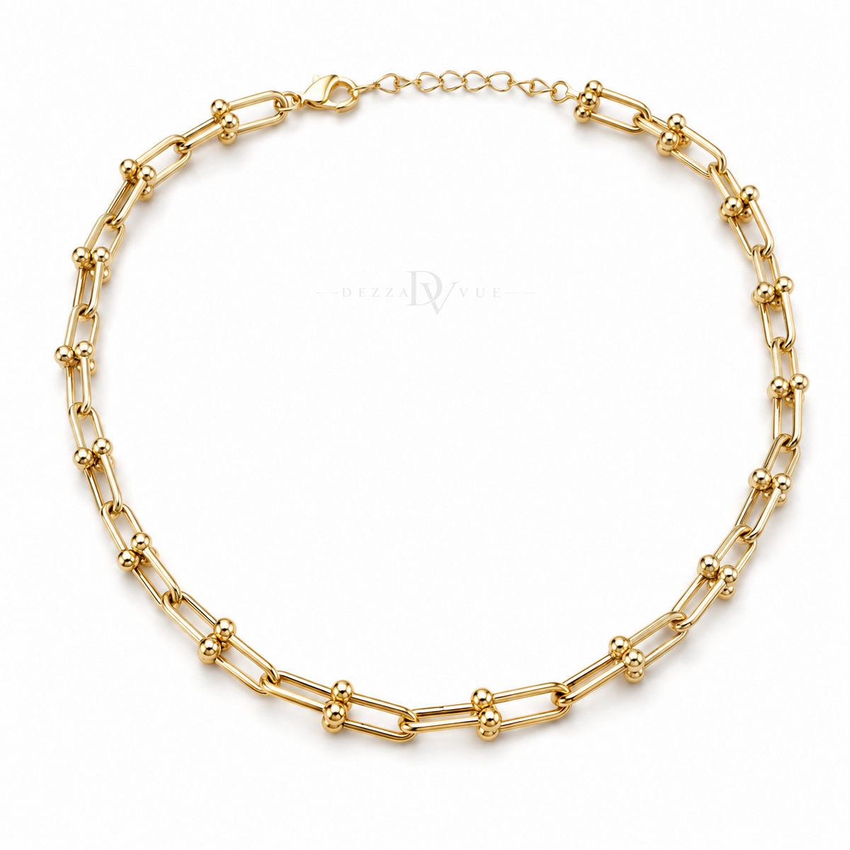 Parisian Beads | Elongated Link Necklace