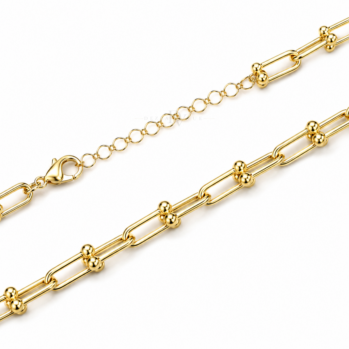 Parisian Beads | Elongated Link Necklace