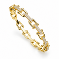 Aurora Links | Pavé Station Bangle