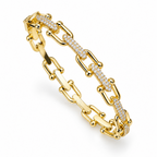 Aurora Links | Pavé Station Bangle
