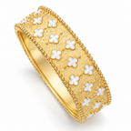Ivory Fleur | Mother-of-Pearl Wide Bangle
