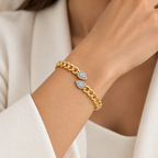 Seraphina Drops | Teardrop Chain Bangle