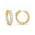 Celeste Duet | Double-Row Hoop Earrings