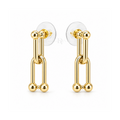 Élan Double Link | Geometric Drop Earrings