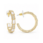 Élan Links | Geometric Pavé Hoops