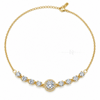 Grande Lumière | Graduated Halo Anklet