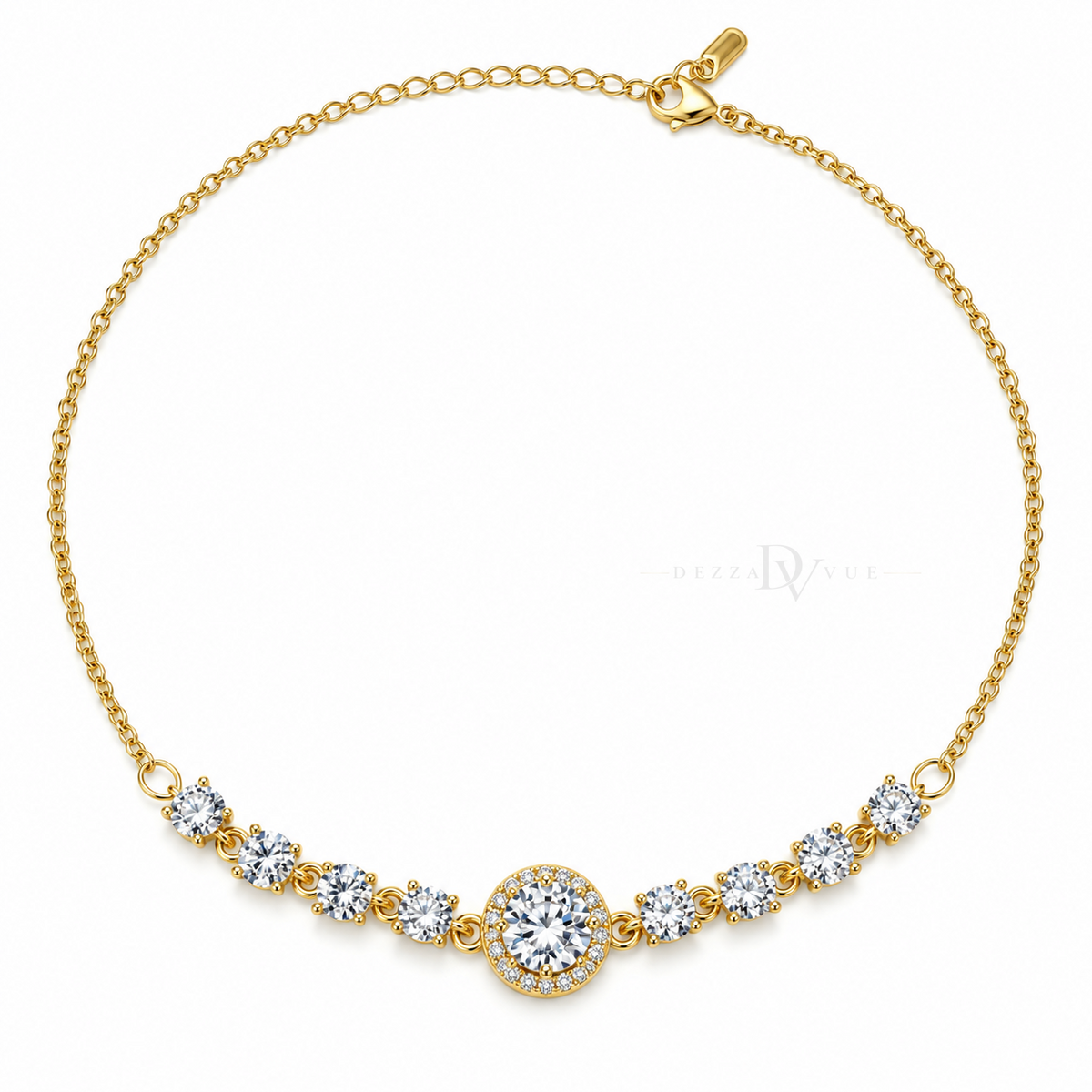 Grande Lumière | Graduated Halo Anklet