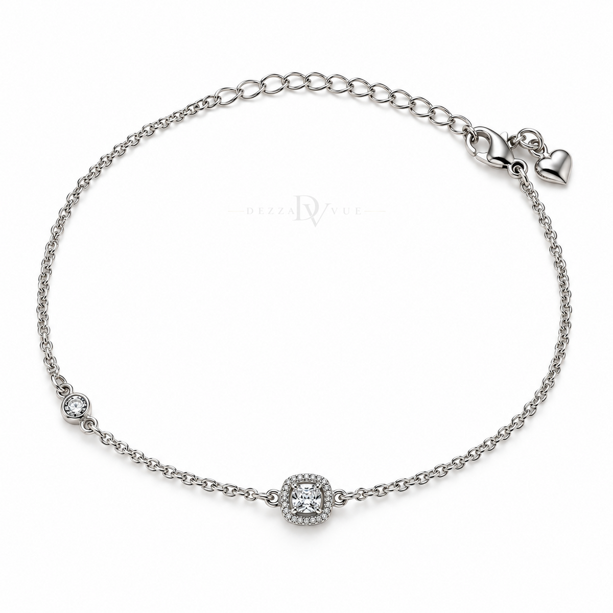 Halo Lumière | Cushion-Cut Anklet