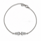 Fleur Embrace | Floral Cluster Anklet