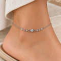 Celestial Orbit | Round CZ Anklet