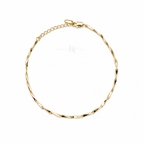 Élan Links | Polished Bar Anklet