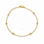 Petite Perles | Beaded Chain Anklet