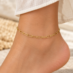 Modern Muse | Paperclip Chain Anklet