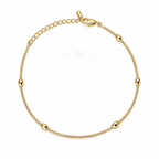 Double Lumière | Layered Bead Anklet