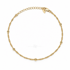 Tresse Petite | Twisted Bead Anklet