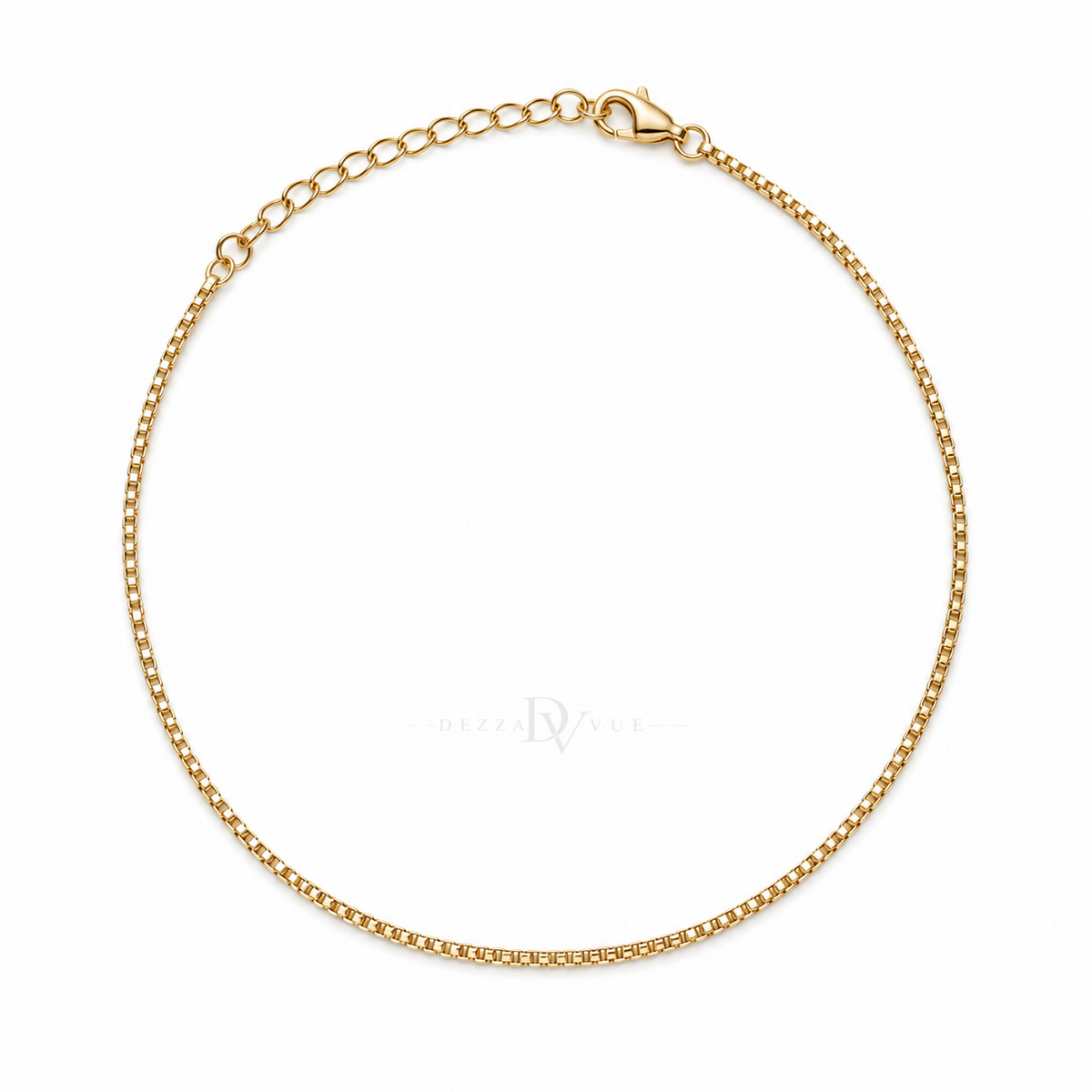 Ligne Fine | Box Chain Anklet