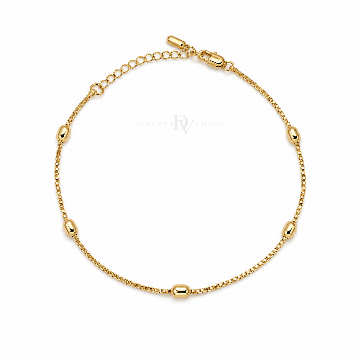 Capsule Glow | Polished Station Anklet