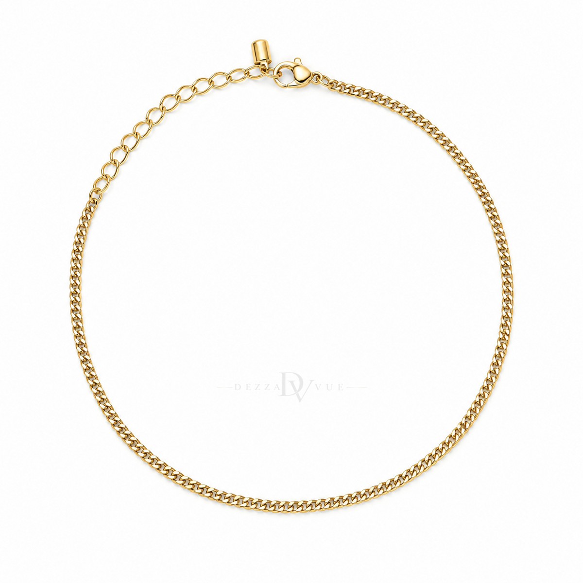 Curb Élégance | Classic Chain Anklet