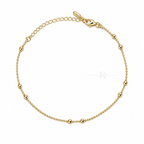 Golden Drops | Bead Station Anklet