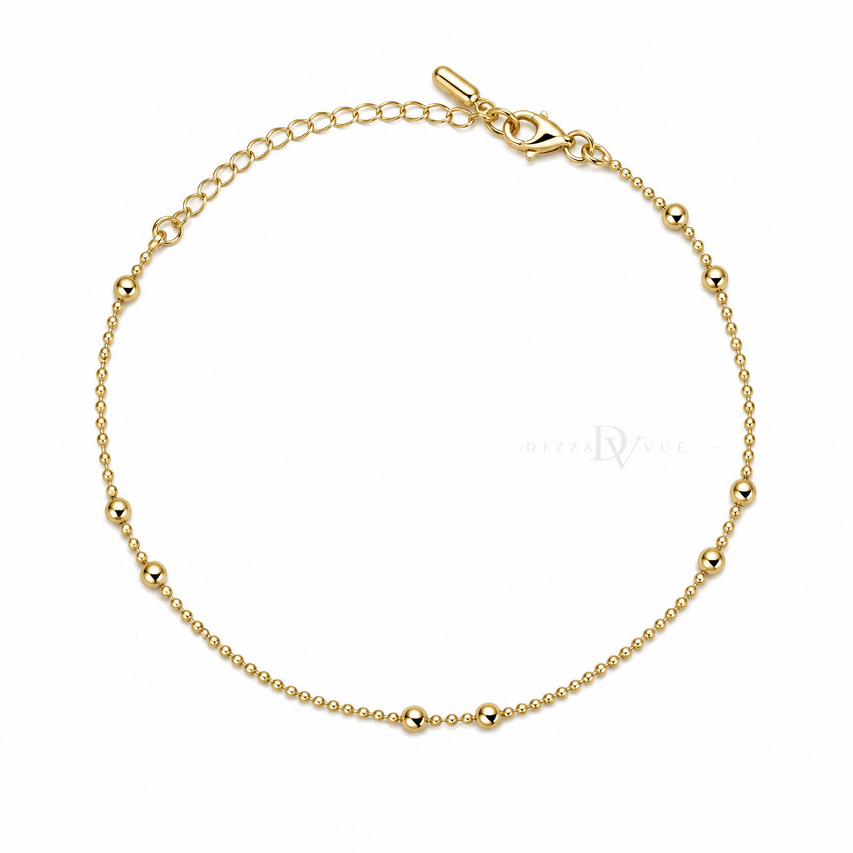Golden Drops | Bead Station Anklet