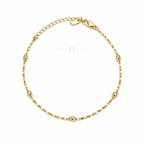 Éclat Rhythm | Bar and Bead Anklet