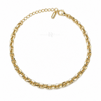 Bold Rolo | Polished Oval Link Anklet