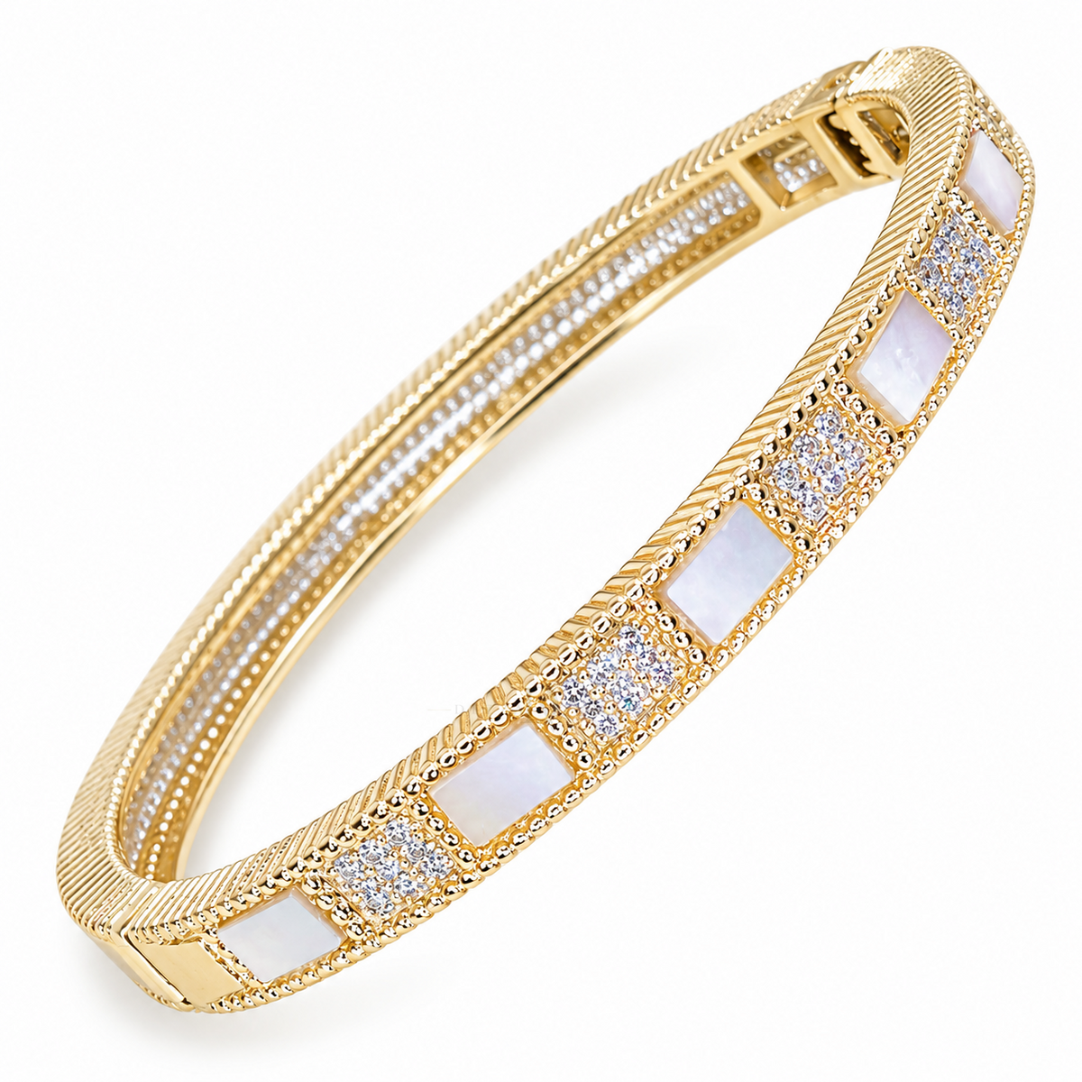 Nacre Mosaic | Mother-of-Pearl Bangle