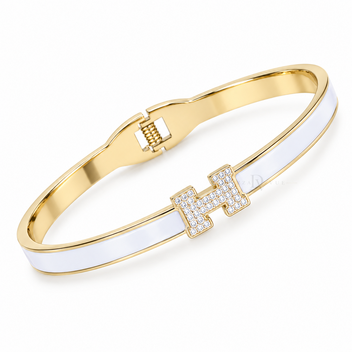 Blanc Signature | White Inlay Bangle