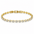 Radiance ✦ Gold Round-Cut CZ Tennis Bracelet